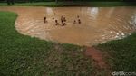 Keseruan Anak-anak Berenang di Waterpark Taman Langsat