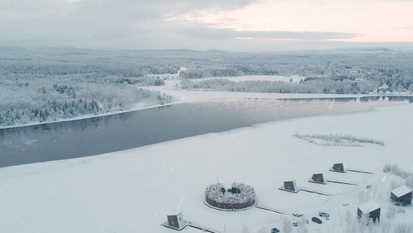 Hotel Terapung di Swedia, Bisa Lihat Aurora!