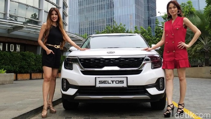 Test Drive Kia Seltos di Pantai Indah Kapuk, Jakarta, Jumat (31/1/2020).