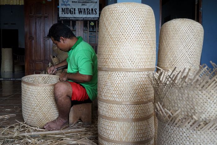 Kerajinan Bambu Yogyakarta  Tembus Pasar Ekspor Foto 2