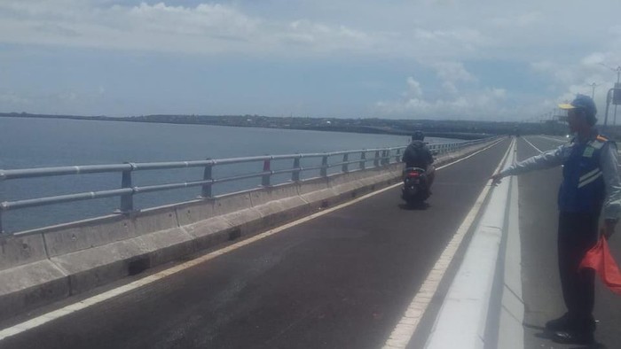 Lokasi Tabrakan 2 Motor di Tol Bali