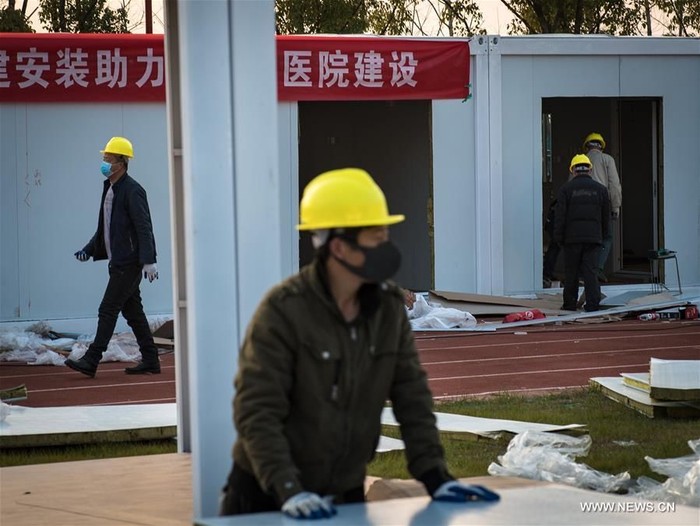 Progres Rumah Sakit ‘Anti Corona’ di Wuhan