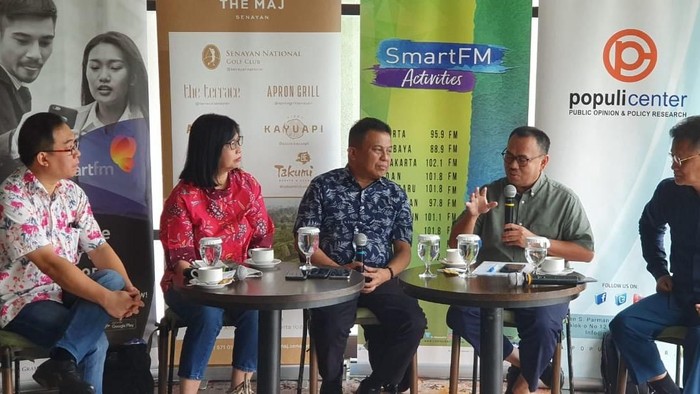 Sekjen PMI Sudirman Said dalam dialog bertajuk Bagaimana Kita Menghadapi Virus Corona di Jakarta, Sabtu (1/2/2020).