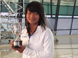 Juara Australia Terbuka Priska Madelyn Nugroho Tiba di Tanah Air