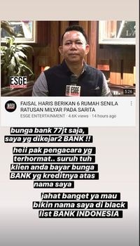 Faisal Haris Sebut Beri 6 Rumah, Sarita: Saya Dikejar Bank Bunga Rp 77 Juta!