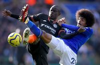 Chelsea vs Leicester City yang berakhir imbang 2-2