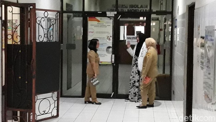 Ruang isolasi RSUD dr Moewardi, Solo, Sabtu (1/2/2020).