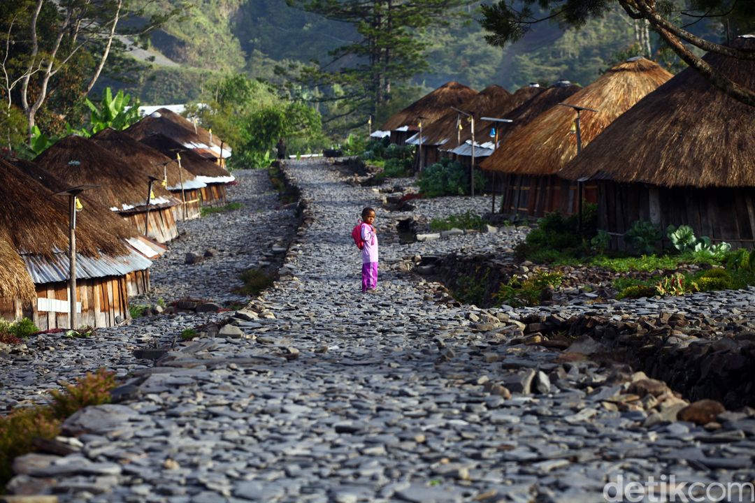 Keberadaan rumah adat khas Papua tepatnya di Puncak Jaya terus dilestarikan. Hal itu dilakukan sebagai upaya menjaga budaya masyarakat setempat.