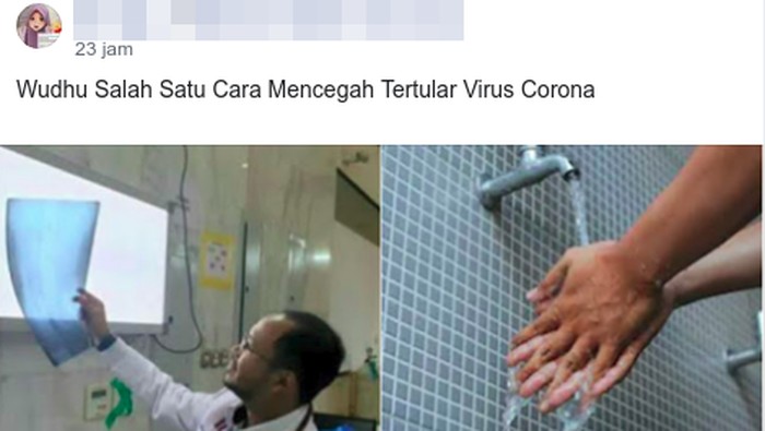 Viral Virus Corona Disebut Bisa Dihancurkan dengan Air, Benarkah?