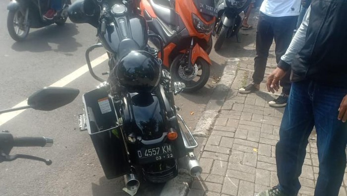 Motor Harley-Davidson yang tabrak anak SD di Sanur, Bali