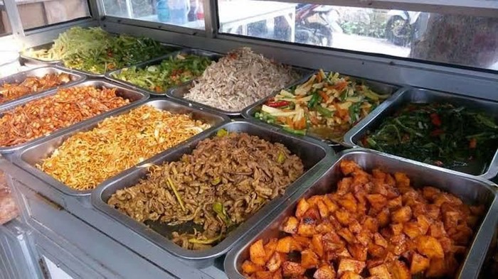 menu vegan ala warteg
