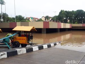 Underpass Kemayoran Banjir Lagi, Kementerian PUPR Kirim Pompa Air