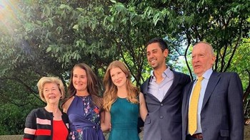 Nayel Nassar ikut dalam acara bersama dengan calon mertuanya, Melinda Gates. Foto: Instagram @jenniferkgates