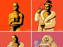 Ilustrasi Kocak dan Seram Sisi Lain Tokoh Kartun