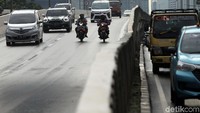 Selama dua hari diberlakukan e-TLE di Jalan Sudirman-Thamrin, sebanyak 341 pemotor yang melanggar ditindak polisi. 