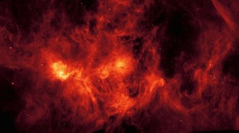 Penampakan Perseus Molecular Cloud, kumpulan gas dan debu sepanjang 500 tahun cahaya, yang menampung banyak bintang muda. Foto: NASA/JPL-Caltech via AP.   