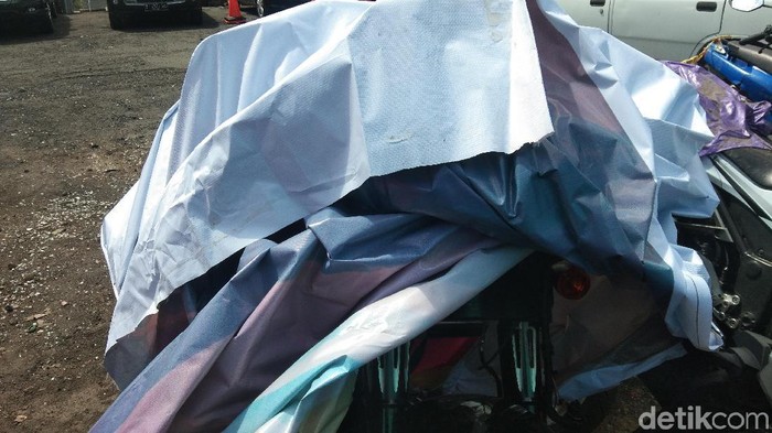 Angga Riza-detikcom/motor gede Harley-Davidson yang menabrak siswa SD di Jl By Pass Ngurah Rai, Bali.