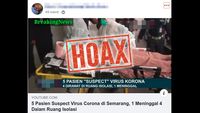 Viral Pasien Suspek Virus Corona Meninggal Di Semarang, Ini Faktanya