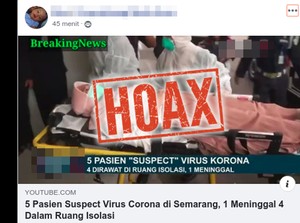 Viral Pasien Suspek Virus Corona Meninggal di Semarang, Ini Faktanya