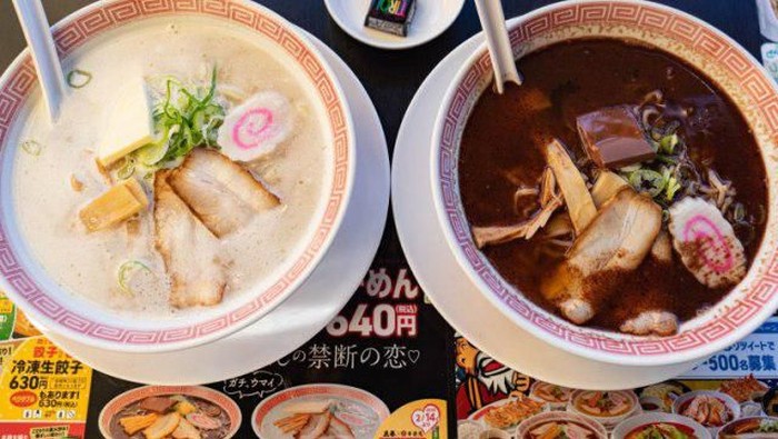 ramen cokelat