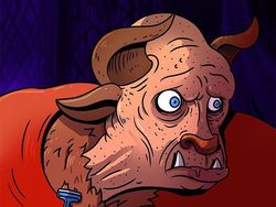 Ilustrasi Kocak dan Seram Sisi Lain Tokoh Kartun