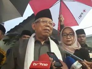 Melayat Gus Sholah, Wapres Maruf Jadi Imam Salat Jenazah