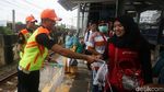 Giliran Stasiun Tanah Abang Jadi Sasaran Sosialisasi Virus Corona