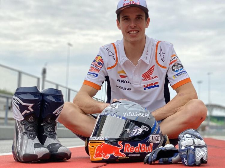 Helm MotoGP Alex Marquez