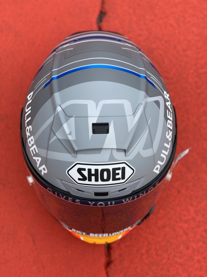 Alex Marquez Pamer Helm Balapnya