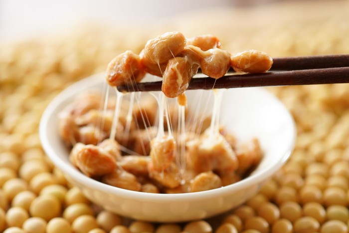 Natto. Japanese food.natto. Japanese food.