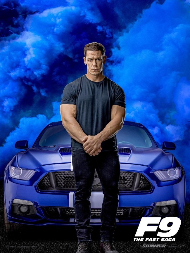 John Cena memerankan karakter baru di Fast & Furious 9 sebagai Jakob Toretto. Dia merupakan saudara laki-laki Dom, seorang pengemudi dan pembunuh handal. Jakob digambarkan sebagai musuh yang mengganggu kehidupan Dom. Foto: ist.