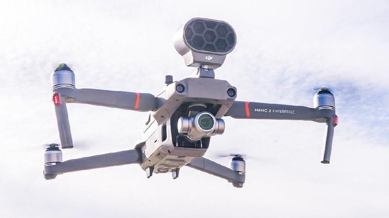 Drone Patroli Virus Corona di China