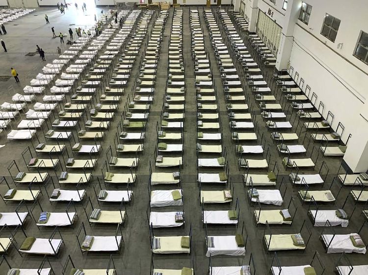 China Sulap Pusat Pameran Hingga Gym Jadi RS untuk Pasien Virus Corona