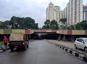 Underpass Kemayoran Kering Meski Hujan Semalaman, Kok Bisa?