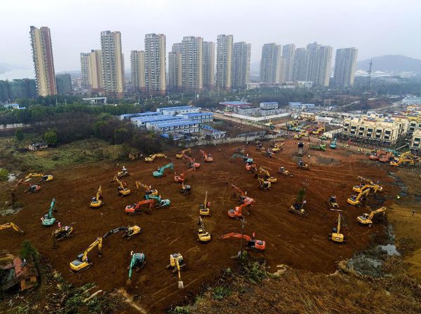 Melihat Lagi Proses Pembangunan RS Pasien Corona