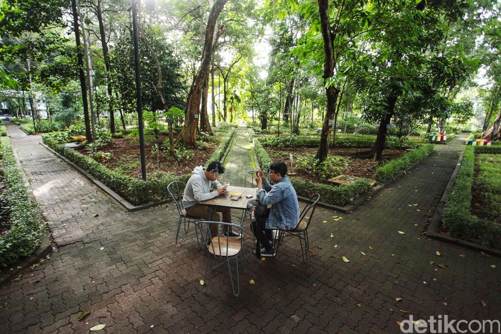 Mau ngafe sekaligus menikmati sejuknya alam? Tak perlu jauh-jauh ke Puncak, karena nuansa serupa dapat ditemui di Hutan Kota Arboretum Jakarta.
