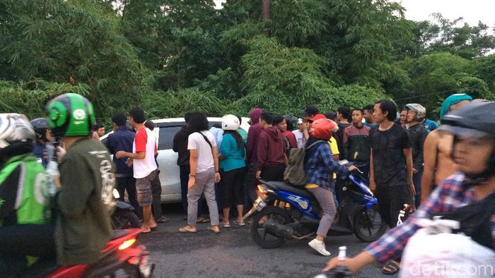 Lokasi pelajar SMP akan tawuran di Sleman, Daerah Istimewa Yogyakarta, Selasa (4/2/2020).