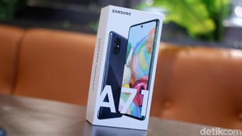 Ini adalah Galaxy A71. Foto: Adi Fida Rahman/detikINET