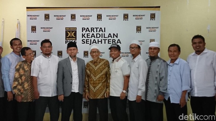 Ahmad Arfah Lubis-detikcom/ GNPF Sumut bertemu PKS Medan