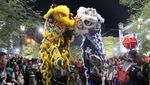Momen Festival Barongsai saat Imlek
