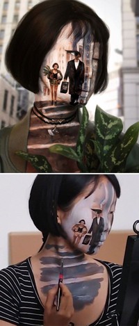 makeup ilusi optik