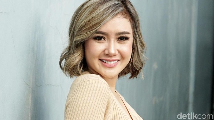 Cita Citata saat ditemui di studio Trans TV.