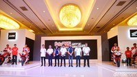 Para pebalap Astra Hoda Racing School (AHRS) diumumkan di Jakarta, Selasa (4/2/2020). Para pebalap muda itu adalah Mario Suryo Aji, Irfan Ardiansyah, Rheza Danica Ahrens, Lucky Hendriansya, M Adenanta Putra, Herjun Atna Firdaus, dan Delvintor Alfarizi. Selain itu AHM juga melatih skill balap Azryan Dheyo Wahyumadiadi, Herlian Dandi, Fadillah Arbi Aditama, Veda Ega Pratama, dan Chessy Meilandri.