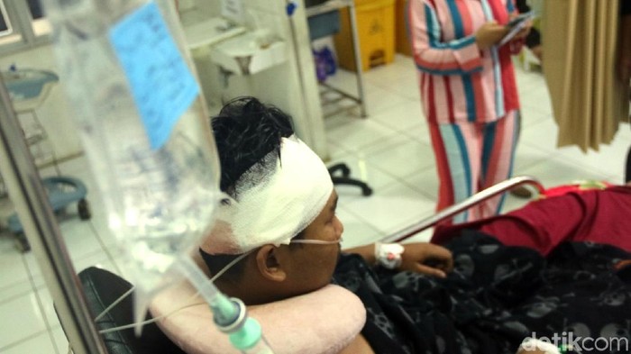 Anak petinggi PP sukabumi diserang gerombolan bermotor