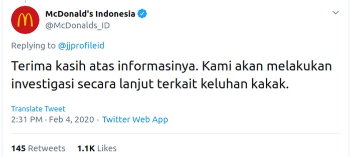 Pelayan McDonalds Penipuan Harga STC Senayan
