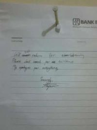 Surat wasiat Akseyna. Foto: Dok. Istimewa