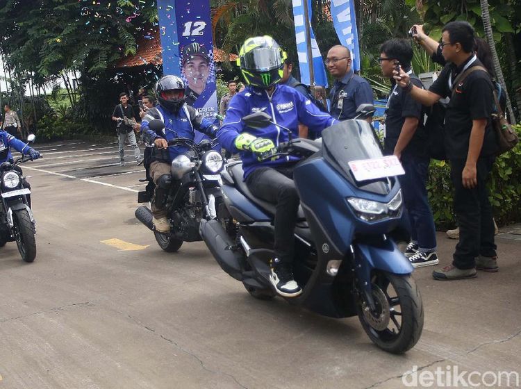 Gaya Valentino Rossi Naik Yamaha All New Nmax