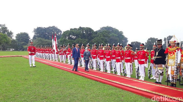 Jokowi Terima Kunjungan Presiden Singapura di Istana Bogor