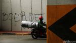 Vandalisme Marak di Underpass Tanah Abang