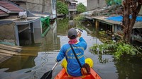 Sebanyak 1.200 warga di kawasan tersebut mengungsi akibat banjir.